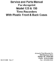 Thumbnail Acroprint 125, 150 Parts & Service manual Thumbnail Acroprint 125, 150 Parts & Service manual
