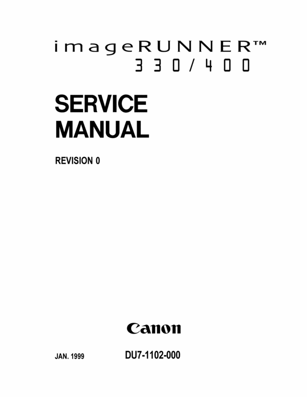 Product picture Canon ImageRunner 330/400