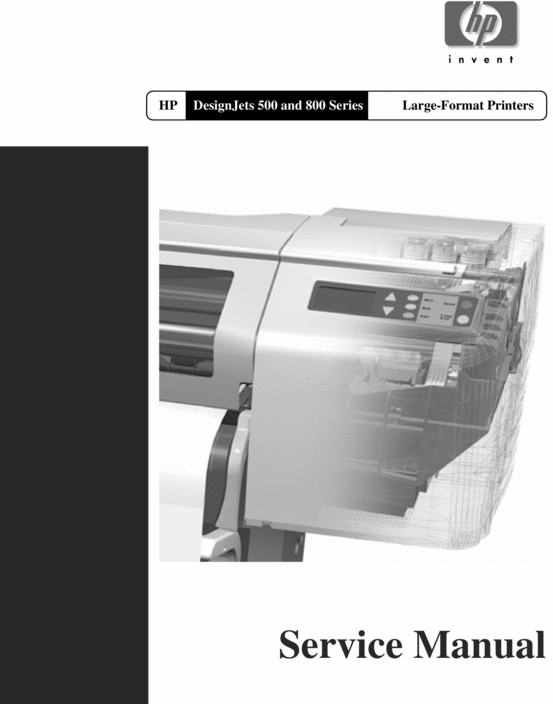 Product picture HP DesignJet 500 and 800 series Large-Format Printers 
